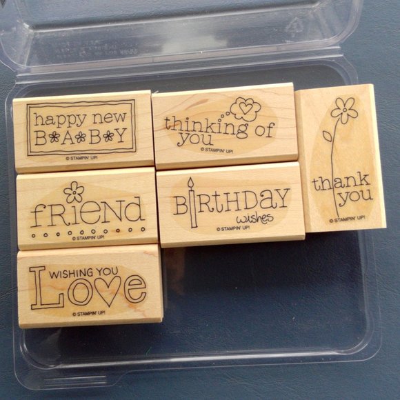Stampin' Up! Other - Stampin’ Up! For a Friend Rubber Stamp Set